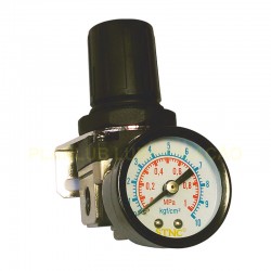 Regulador de Pressão de Ar Comprimido c/ Manômetro 1/4 Pol